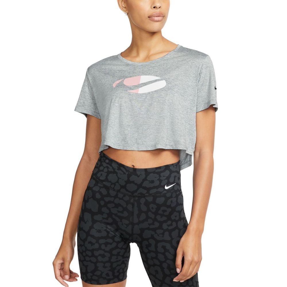 Nike Womens Activewear Dri fit Logo Cropped Top Size 2X